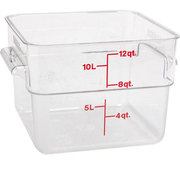 Cambro Container Clear  12Qt For  - Part# 12Sfscw135 12SFSCW135